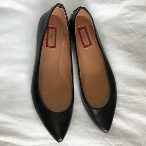 Black Halogen studded flats